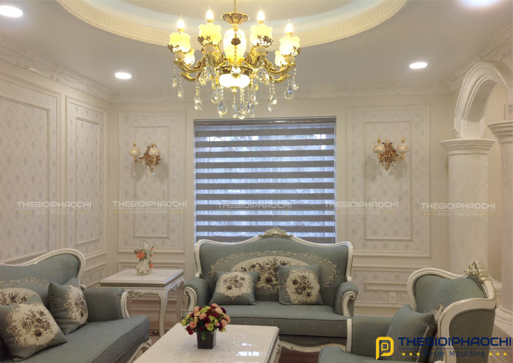 Thi Công Phào Chỉ Nhựa Biệt Thự Cổ Điển